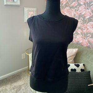 Small black athletic tank top